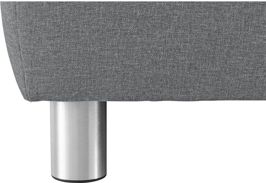 Andas Boxspring Salo XXL in fluwelige look of structuurstof 6 breedten in extra lang 220 cm 4 hardheden - Foto 4
