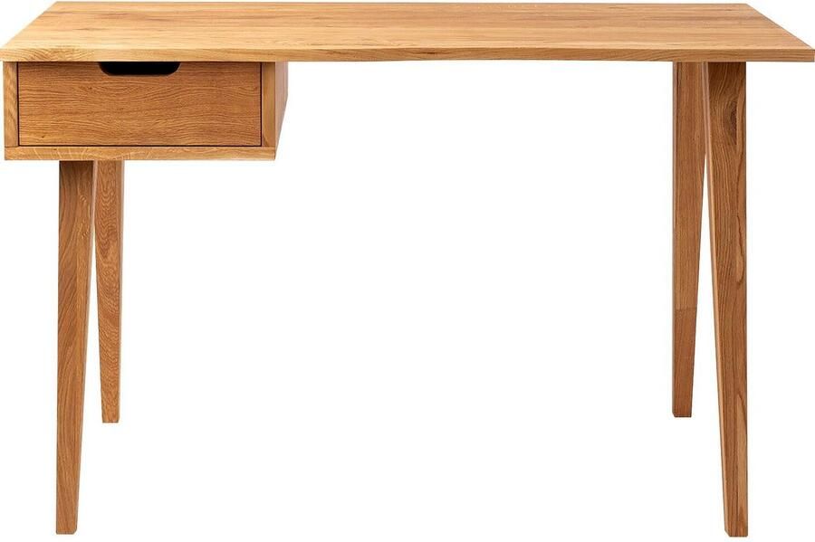 Andas Bureau Ringebu van eikenhout fsc gecertificeerd met lade breedte 120 cm - Foto 3