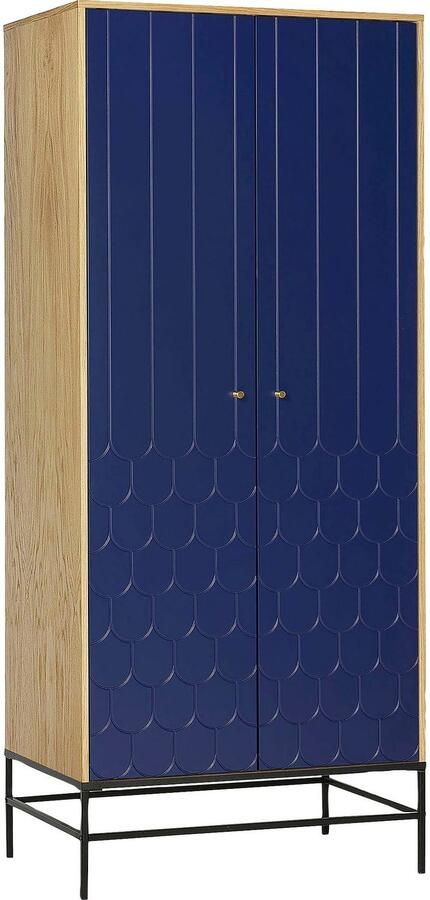 Andas Draaideurkast Freeswerk in de fronten goudkleurige grepen - Foto 6