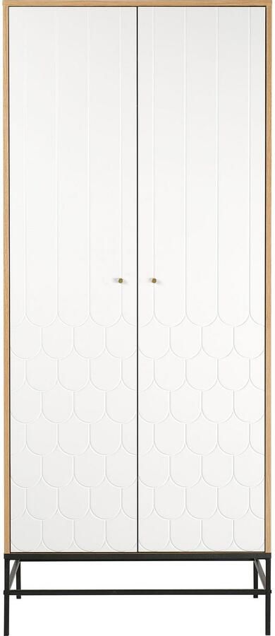 Andas Draaideurkast Freeswerk in de fronten goudkleurige grepen - Foto 7