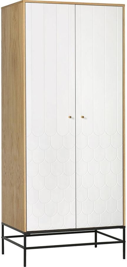 Andas Draaideurkast Freeswerk in de fronten goudkleurige grepen - Foto 6