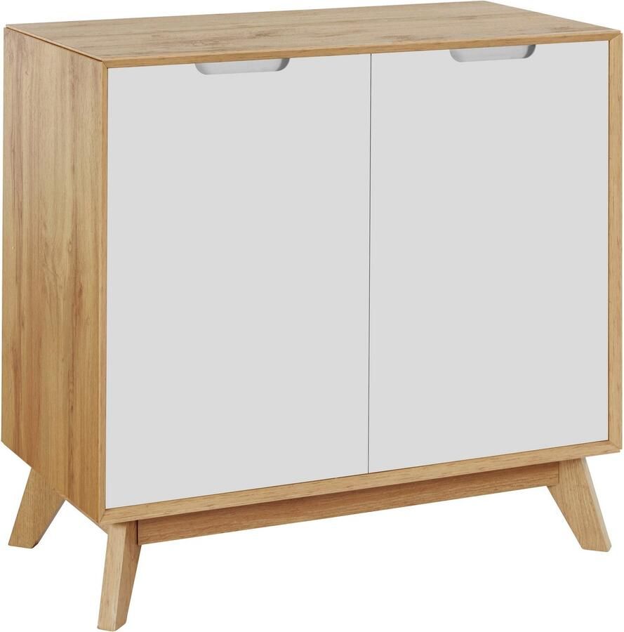 Andas Dressoir Pandrup Commode met 2 deuren en 2 verstelbare inlegplanken B:80 cm H:75 cm