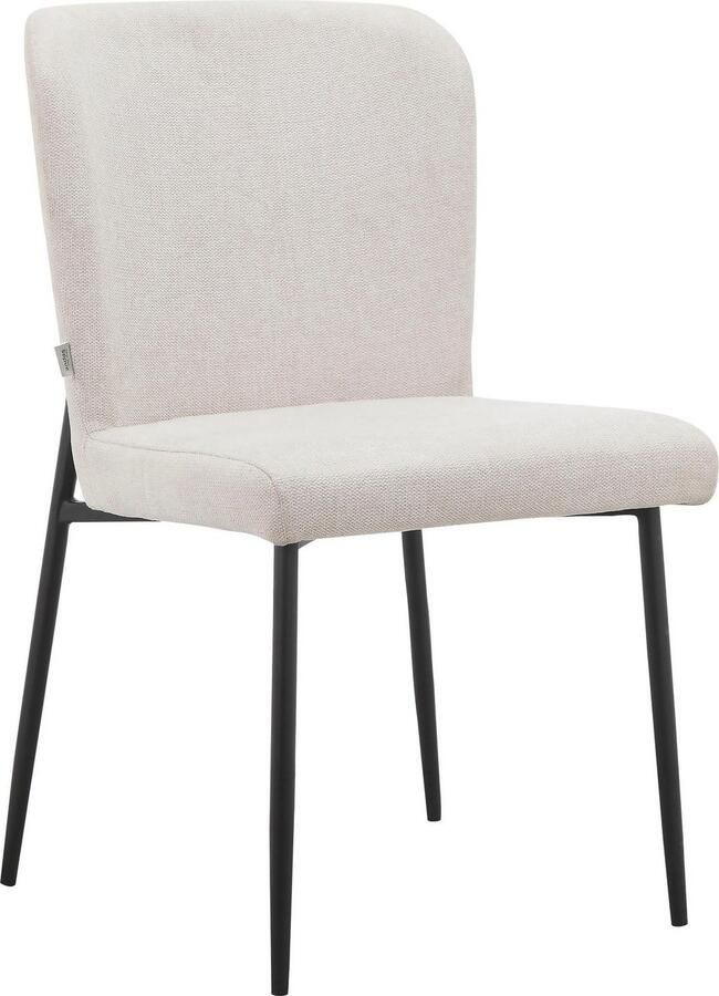 Andas Eetkamerstoel Lieska Gestoffeerde stoel keukenstoel zithoogte 47 5 cm (set 2 stuks) - Foto 3