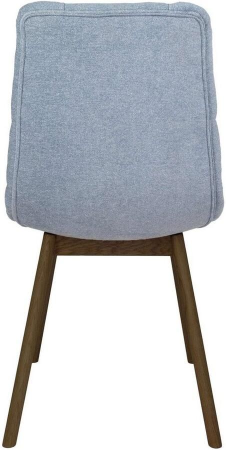 Andas Eetkamerstoel Ramon met massief houten poten in verschillende kleuren en stoffen (set 2 stuks) - Foto 5