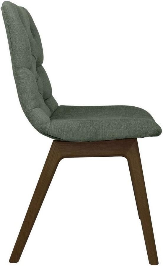 Andas Eetkamerstoel Ramon met massief houten poten in verschillende kleuren en stoffen (set 2 stuks) - Foto 2