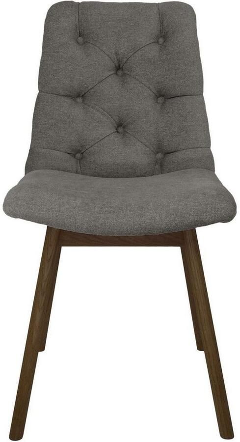 Andas Eetkamerstoel Ramon met massief houten poten in verschillende kleuren en stoffen (set 2 stuks) - Foto 3