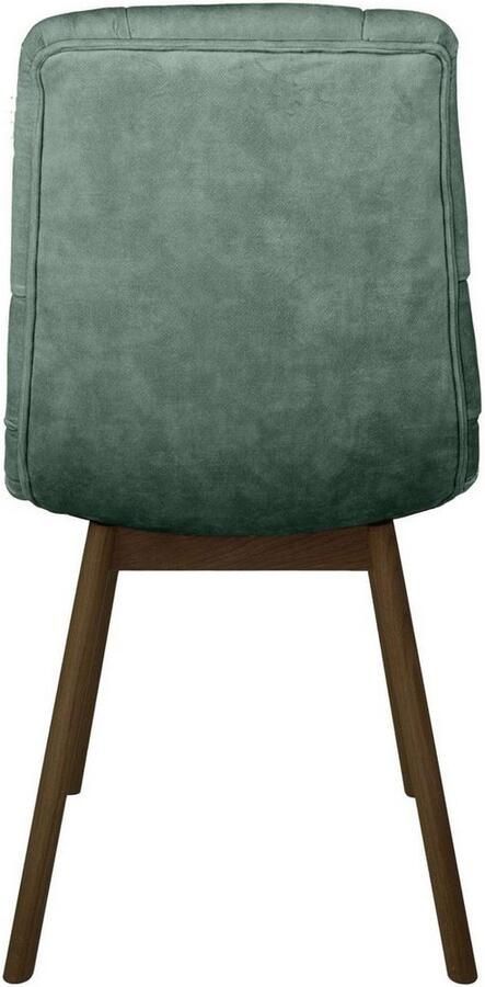 Andas Eetkamerstoel Ramon met massief houten poten in verschillende kleuren en stoffen (set 2 stuks) - Foto 5