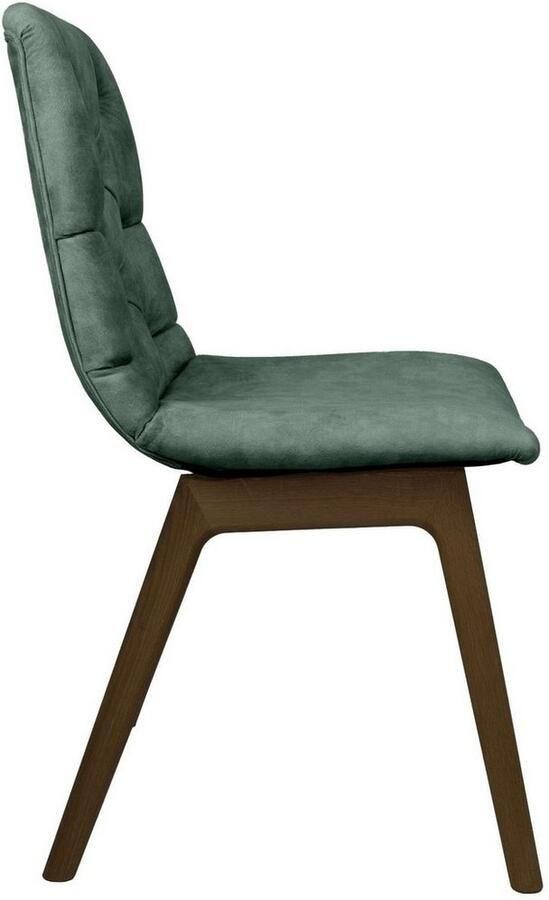 Andas Eetkamerstoel Ramon met massief houten poten in verschillende kleuren en stoffen (set 2 stuks)