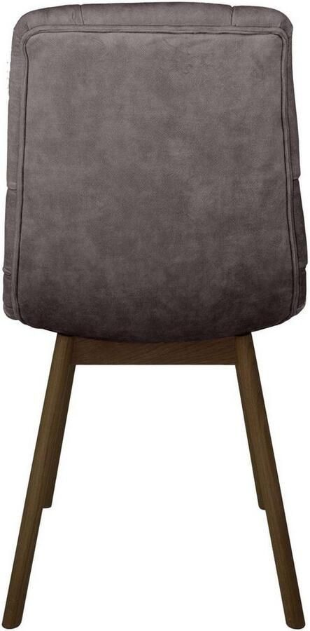 Andas Eetkamerstoel Ramon met massief houten poten in verschillende kleuren en stoffen (set 2 stuks) - Foto 5