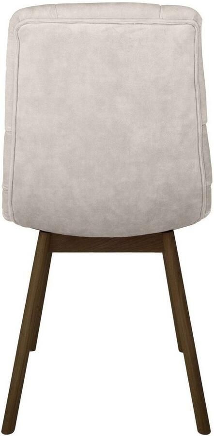 Andas Eetkamerstoel Ramon met massief houten poten in verschillende kleuren en stoffen (set 2 stuks) - Foto 5