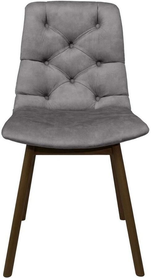 Andas Eetkamerstoel Ramon met massief houten poten in verschillende kleuren en stoffen (set 2 stuks) - Foto 3