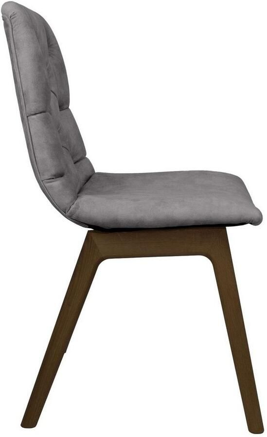 Andas Eetkamerstoel Ramon met massief houten poten in verschillende kleuren en stoffen (set 2 stuks)