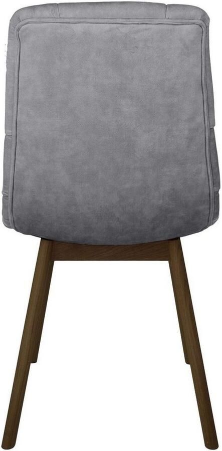 Andas Eetkamerstoel Ramon met massief houten poten in verschillende kleuren en stoffen (set 2 stuks) - Foto 5