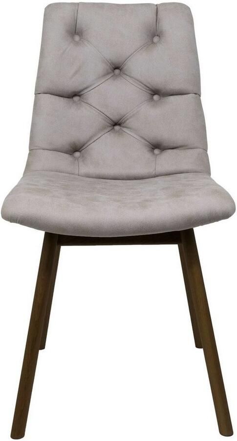 Andas Eetkamerstoel Ramon met massief houten poten in verschillende kleuren en stoffen (set 2 stuks) - Foto 3