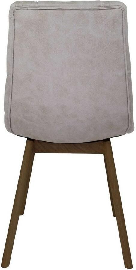 Andas Eetkamerstoel Ramon met massief houten poten in verschillende kleuren en stoffen (set 2 stuks) - Foto 4