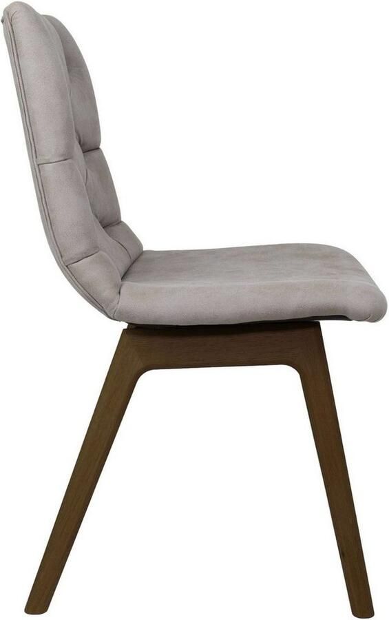 Andas Eetkamerstoel Ramon met massief houten poten in verschillende kleuren en stoffen (set 2 stuks)