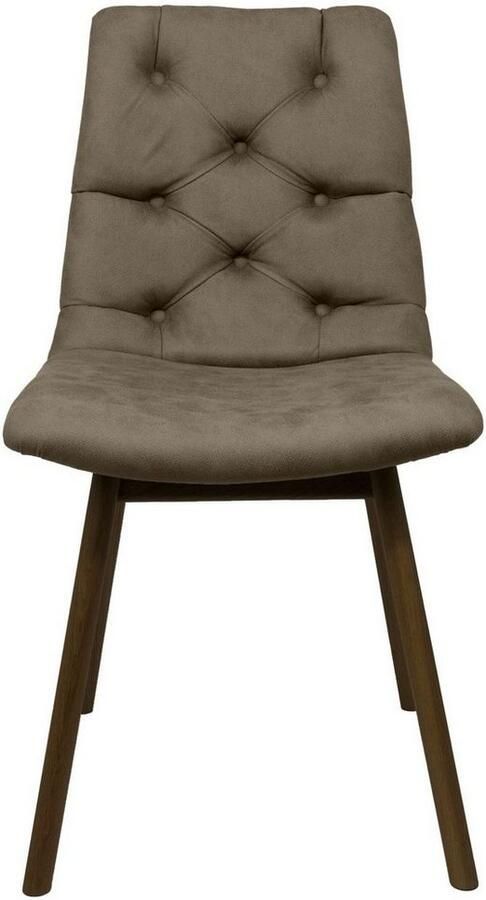 Andas Eetkamerstoel Ramon met massief houten poten in verschillende kleuren en stoffen (set 2 stuks) - Foto 3