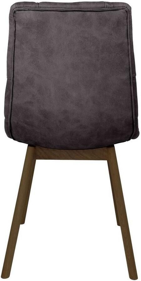 Andas Eetkamerstoel Ramon met massief houten poten in verschillende kleuren en stoffen (set 2 stuks) - Foto 4