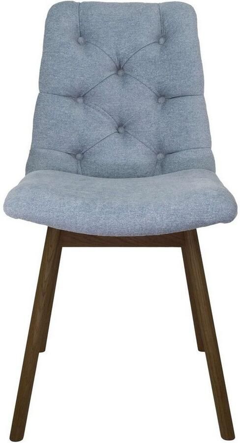 Andas Eetkamerstoel Ramon met massief houten poten in verschillende kleuren en stoffen (set 2 stuks) - Foto 3