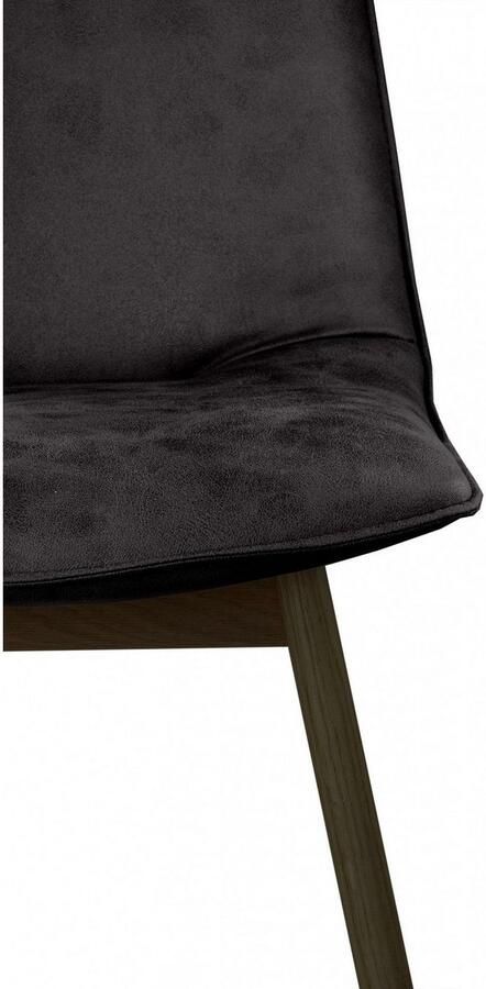 Andas Eetkamerstoel Ramon met massief houten poten verschillende kleuren en stoffen - Foto 3