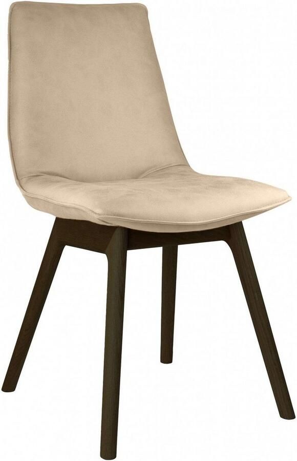 Andas Eetkamerstoel Ramon met massief houten poten verschillende kleuren en stoffen - Foto 3