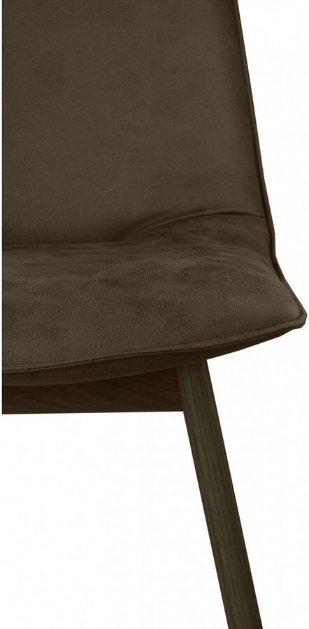 Andas Eetkamerstoel Ramon met massief houten poten verschillende kleuren en stoffen - Foto 2