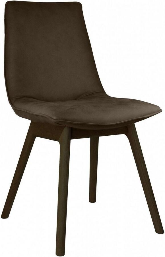 Andas Eetkamerstoel Ramon met massief houten poten verschillende kleuren en stoffen