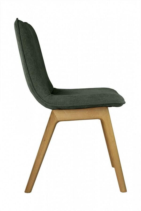 Andas Eetkamerstoel Ramon met massief houten poten verschillende stoffen (set 2 stuks) - Foto 4