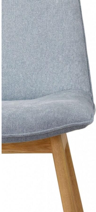 Andas Eetkamerstoel Ramon met massief houten poten verschillende stoffen (set 2 stuks) - Foto 5