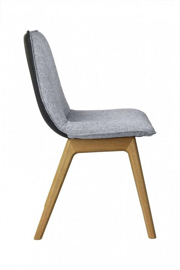Andas Eetkamerstoel Ramon met massief houten poten verschillende stoffen (set 2 stuks) - Foto 3