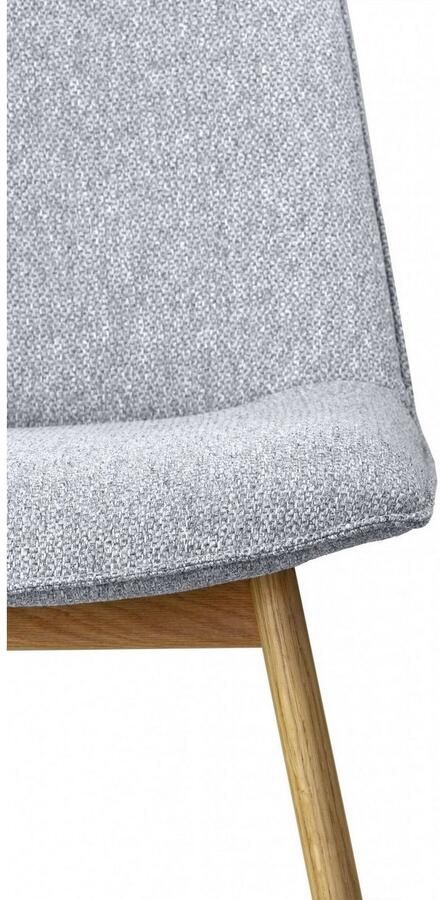 Andas Eetkamerstoel Ramon met massief houten poten verschillende stoffen (set 2 stuks) - Foto 5