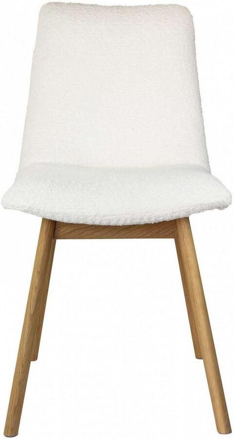 Andas Eetkamerstoel Ramon met massief houten poten verschillende stoffen (set 2 stuks) - Foto 5