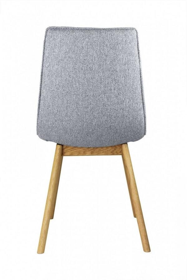 Andas Eetkamerstoel Ramon met massief houten poten verschillende stoffen (set 2 stuks) - Foto 2