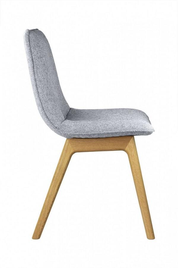 Andas Eetkamerstoel Ramon met massief houten poten verschillende stoffen (set 2 stuks) - Foto 3
