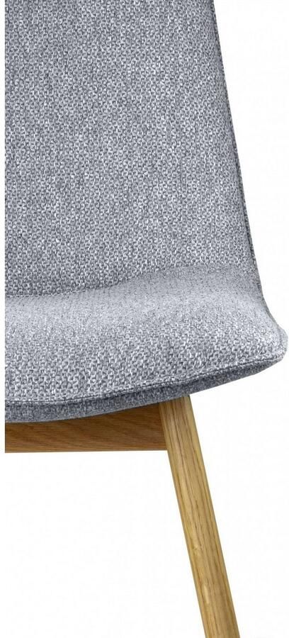 Andas Eetkamerstoel Ramon met massief houten poten verschillende stoffen (set 2 stuks) - Foto 5