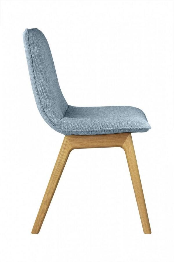 Andas Eetkamerstoel Ramon met massief houten poten verschillende stoffen (set 2 stuks) - Foto 6