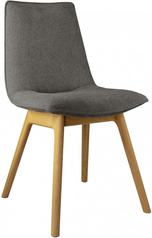 Andas Eetkamerstoel Ramon met massief houten poten verschillende stoffen (set 2 stuks) - Foto 2