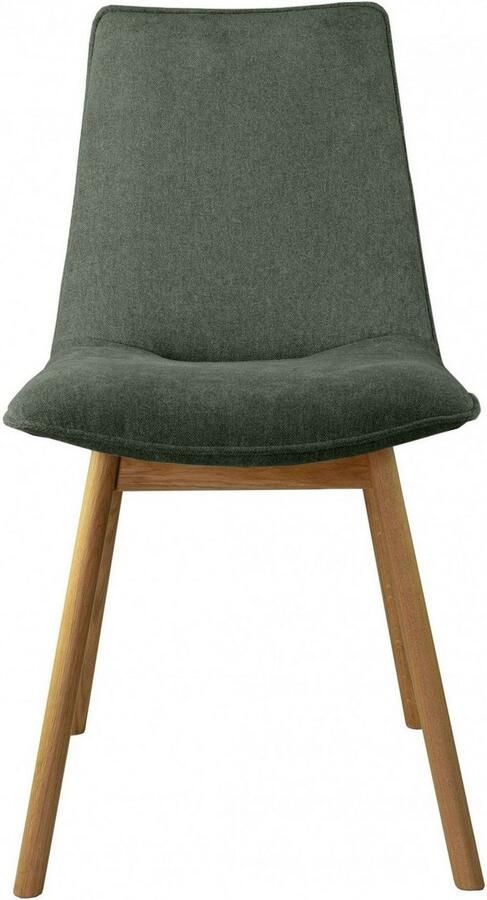 Andas Eetkamerstoel Ramon met massief houten poten verschillende stoffen (set 2 stuks) - Foto 2