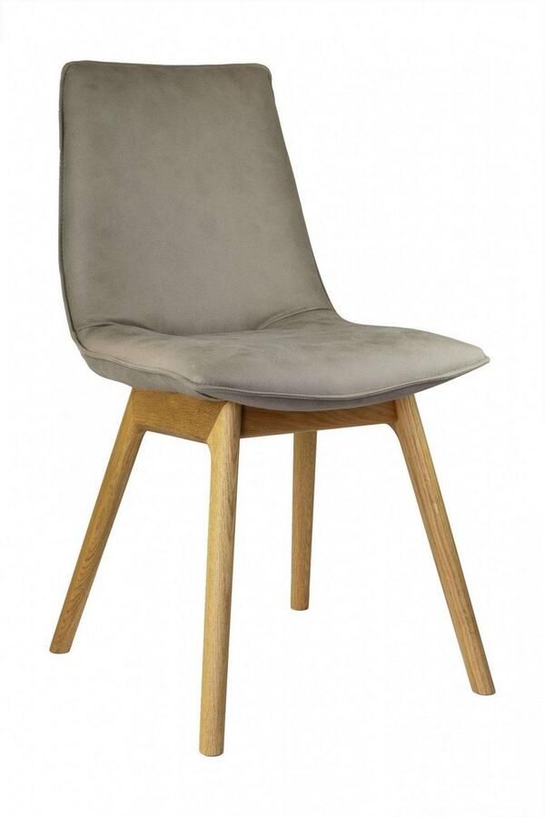 Andas Eetkamerstoel Ramon met massief houten poten verschillende stoffen (set 2 stuks) - Foto 3