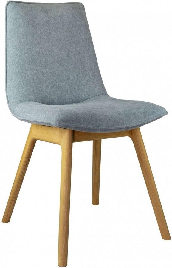 Andas Eetkamerstoel Ramon met massief houten poten verschillende stoffen (set 2 stuks) - Foto 3