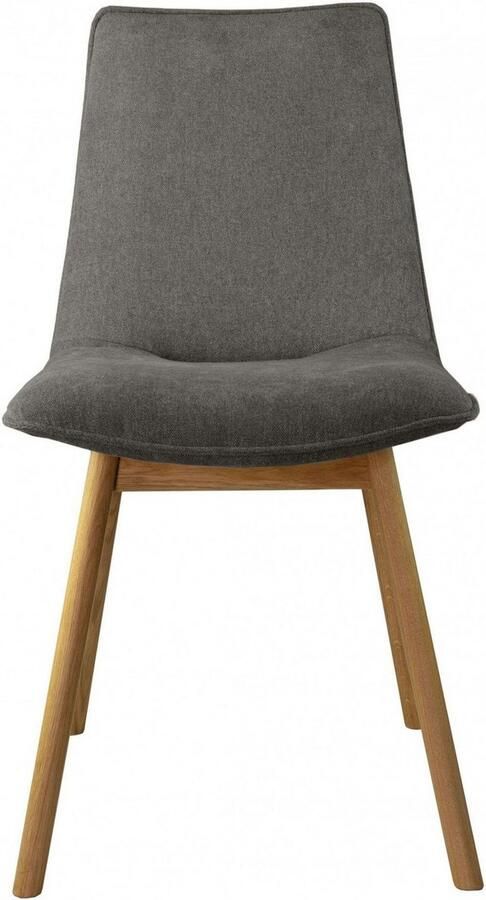 Andas Eetkamerstoel Ramon met massief houten poten verschillende stoffen (set 2 stuks) - Foto 3