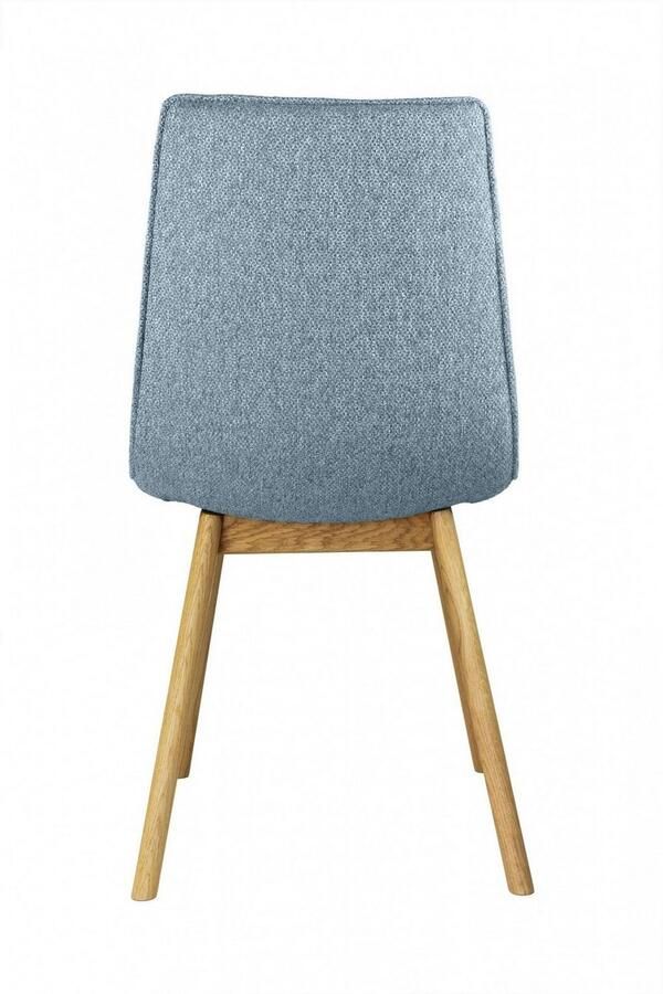 Andas Eetkamerstoel Ramon met massief houten poten verschillende stoffen (set 2 stuks) - Foto 4