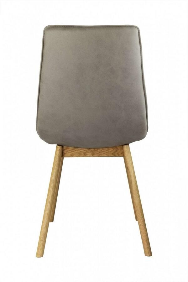 Andas Eetkamerstoel Ramon met massief houten poten verschillende stoffen (set 2 stuks) - Foto 4