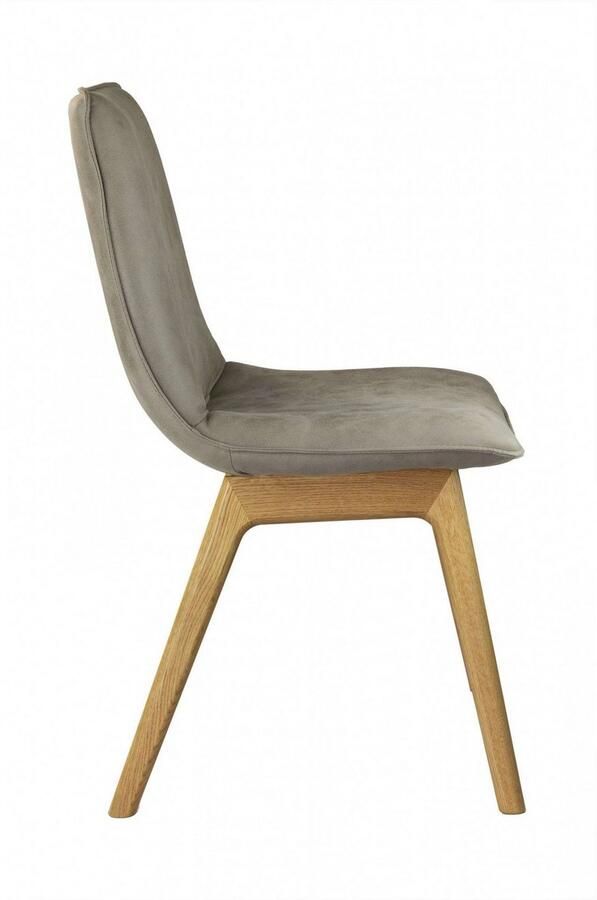 Andas Eetkamerstoel Ramon met massief houten poten verschillende stoffen (set 2 stuks) - Foto 5