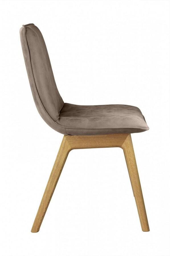 Andas Eetkamerstoel Ramon met massief houten poten verschillende stoffen (set 2 stuks) - Foto 5