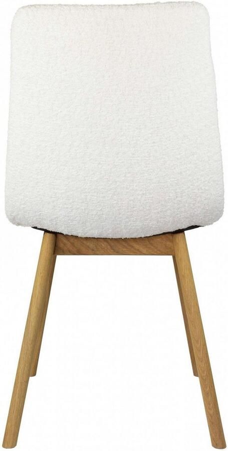 Andas Eetkamerstoel Ramon met massief houten poten verschillende stoffen (set 2 stuks) - Foto 3