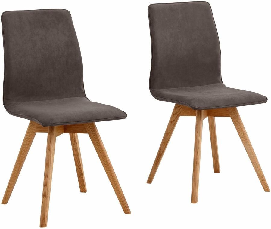 Andas Eetkamerstoel Rania Eiken set van 2 4 6 keukenstoel (set)