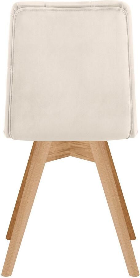 Andas Eetkamerstoel Rania in set van 2 4 6 massief houten poten (set) - Foto 4