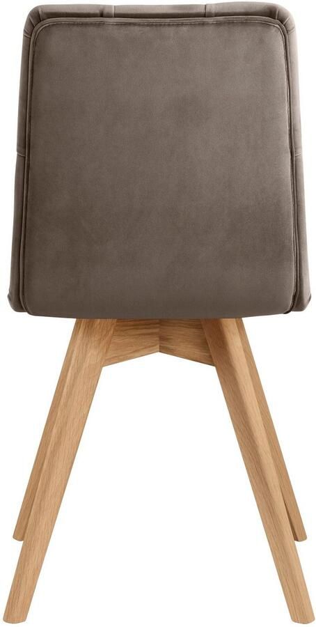 Andas Eetkamerstoel Rania in set van 2 4 6 massief houten poten (set) - Foto 6