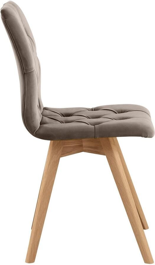 Andas Eetkamerstoel Rania in set van 2 4 6 massief houten poten (set) - Foto 5